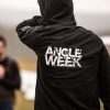 Skydive Sweden Angle Week Hoodie black/svart with white/vit text