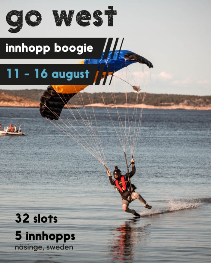 Skydive Sweden Event - Go west Innhopp Boogie